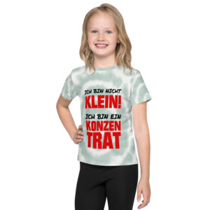 Allover T-Shirt mit Rundhalsausschnitt